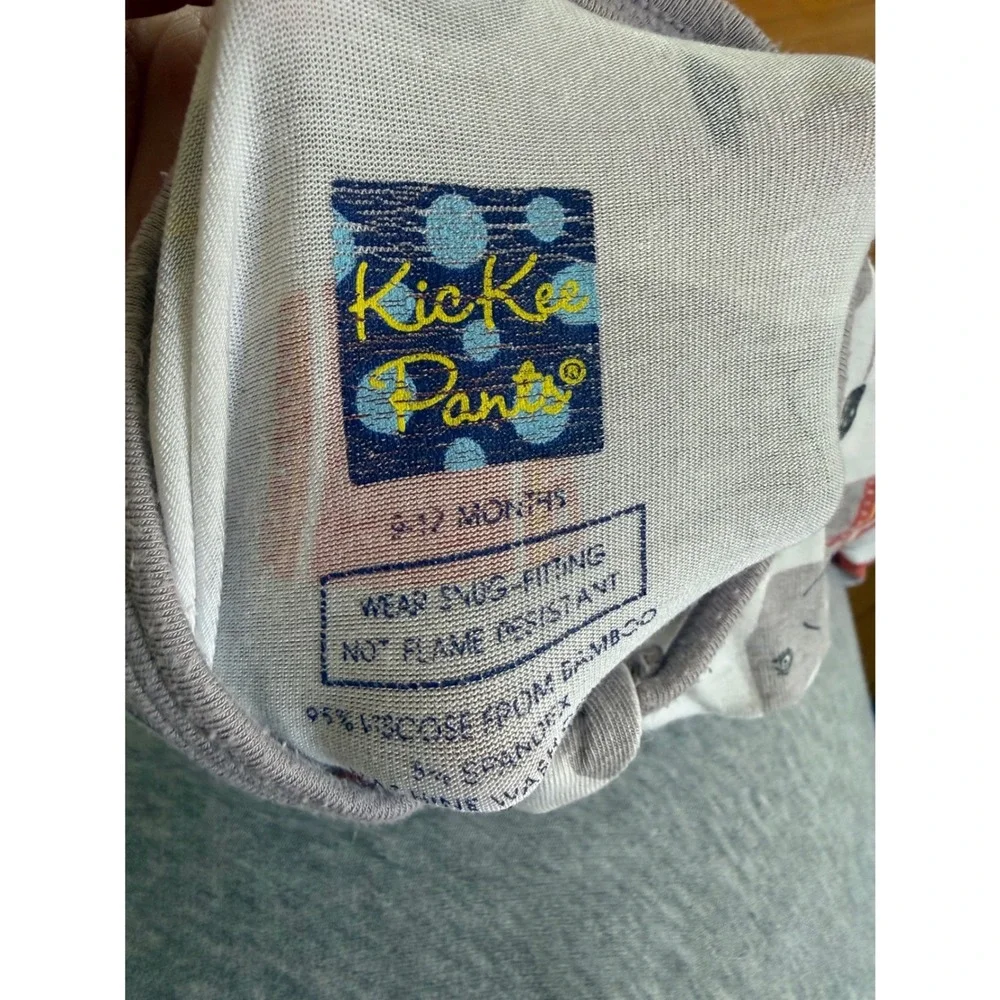 KicKee Pants circus elephant print bamboo footie sleeper soft lightweight infant